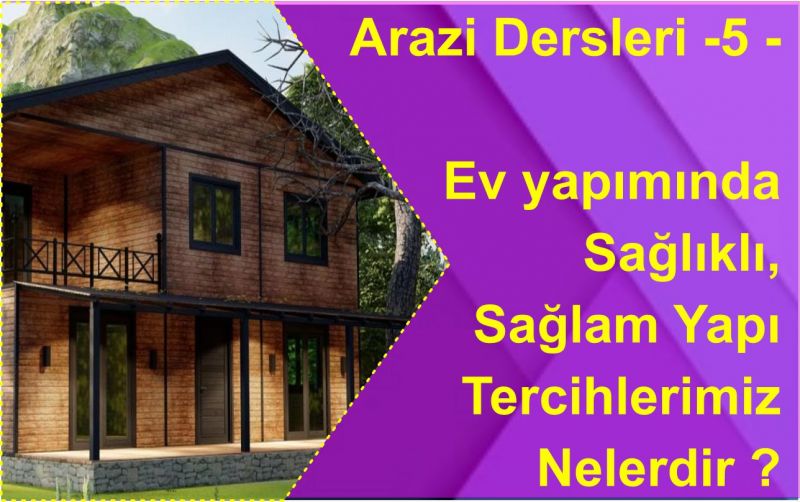 Arazi Dersleri 2- Arazilerde Su Sorunları ve Alternatif Su Projeleri